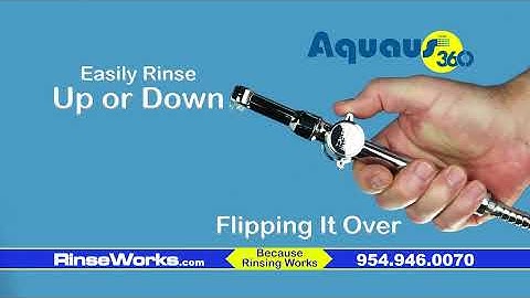 Aquaus 360 handheld bidet sprayer by RinseWorks