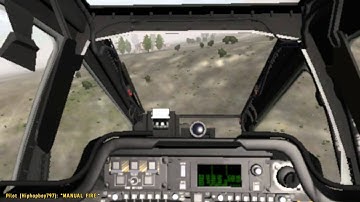AH-64D Apache Longbow for ArmA2: OA by Nodunit and Franze Startup and flyaround.