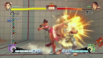 [SSF4] Chunli - HP(C), MK Hyakuretsukyaku