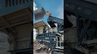Recycling Old Highway With a Portable Impact Crusher