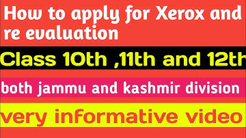 how to apply for Xerox and re evaluation 👌 |||  xerox and re evaluation keliye apply kisse kre