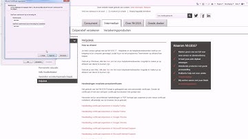 Exporteren digitaal certificaat in Internet Explorer