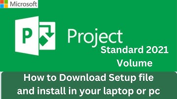 how to install microsoft project standard 2021 || microsoft project standard 2021 setup