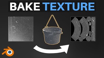 How to Bake a Texture into a Model