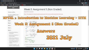 NPTEL » Introduction to Machine Learning – IITM  Week 5: Practice Assignment 5
