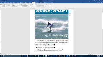 WDM1V9: Inserting and Formatting a Picture in a Word Document [Word 2016]
