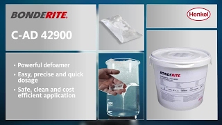BONDERITE C-AD 42900 - a highly efficient water-based defoamer pouch