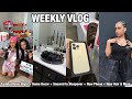 WEEKLY VLOG | FAMILY MOVIE NIGHT + HOME DECOR + SNOWED IN SLEEPOVER + NEW PHONE + NEW HAIR & MORE