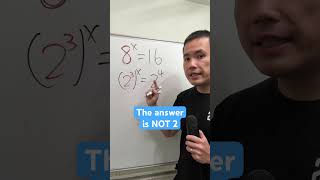 How to solve a basic exponential equation