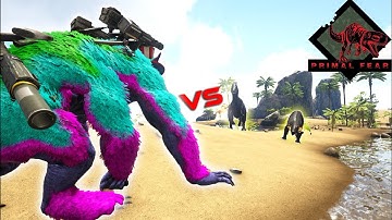 Buffoon Ferox Vs Demonic Parasaur and Kaprosuchus |Ark Primal Fear (Episode-24) Hindi