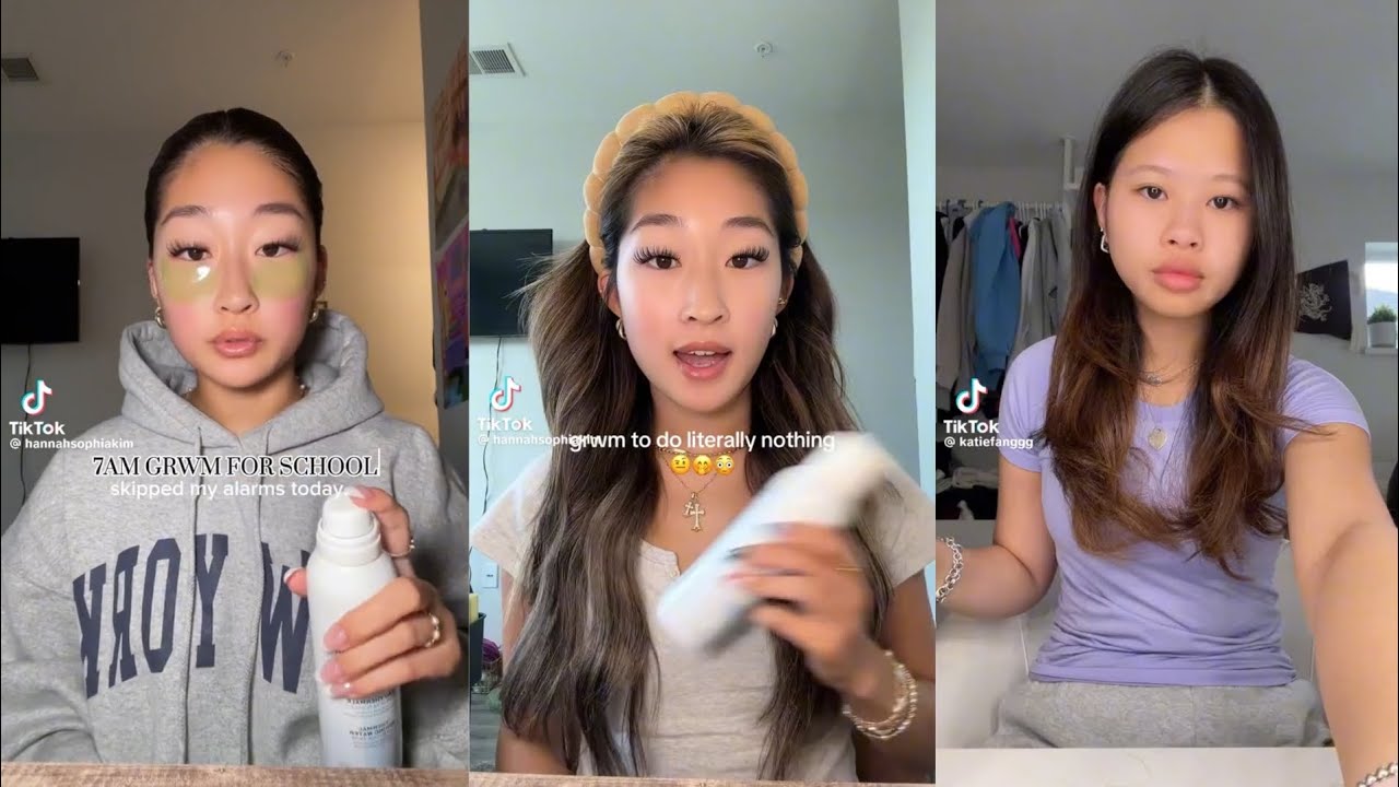 ❤GRWM for school❤- TikTok compilaton
