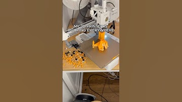 3D printer is pooping everywhere #3dprinting #3dprint #asmr #3d