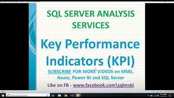 Key Performance Indicators in SSAS | SSAS KPI examples