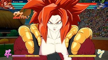 DBFZ v1.27 - Two impractical SS4 Gogeta combos