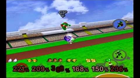 Super Smash Bros Melee Debug Menu Fun - 6-Players Gameplay #50