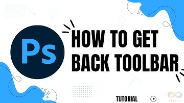 How to get the toolbar back on Photoshop