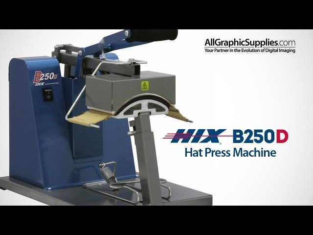 Hix B250 Cap Press, Digital Timer, Digital Cap Press, cap presses, hat press,  hat press for sublimation, sublimation cap press, sublimation hat press