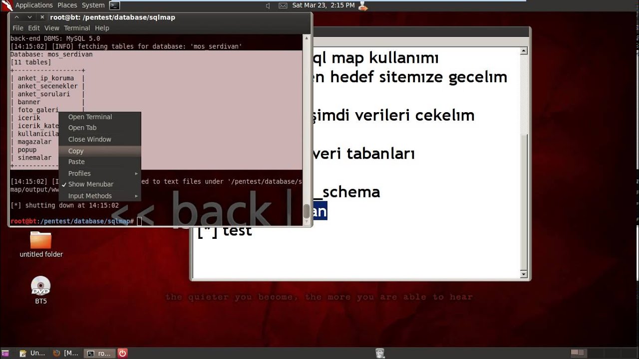 SQL MAP Hack - YouTube