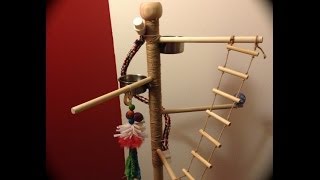 DIY: Bird Play Stand for $50