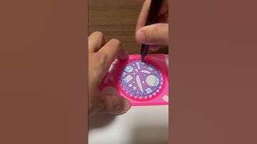 Oddly satisfying video with simple spirograph design #shorts #trending #satisfying #asmr #relaxing