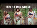 Megha das ghosh in jungle wearing saree  bold bong in a forest  saree fashion vlog