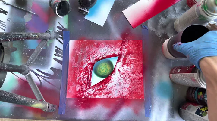 Spray paint eye tutorial