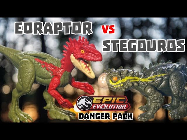 Jurassic World Epic Evolution Danger Pack Eoraptor vs