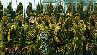 5000  Эльфов Нолдор VS 100 000 всех фракций ЗЛА | Властелина колец Cinematic Battle Rise Of Mordor