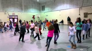 Maddie's 3rd grade square dancing