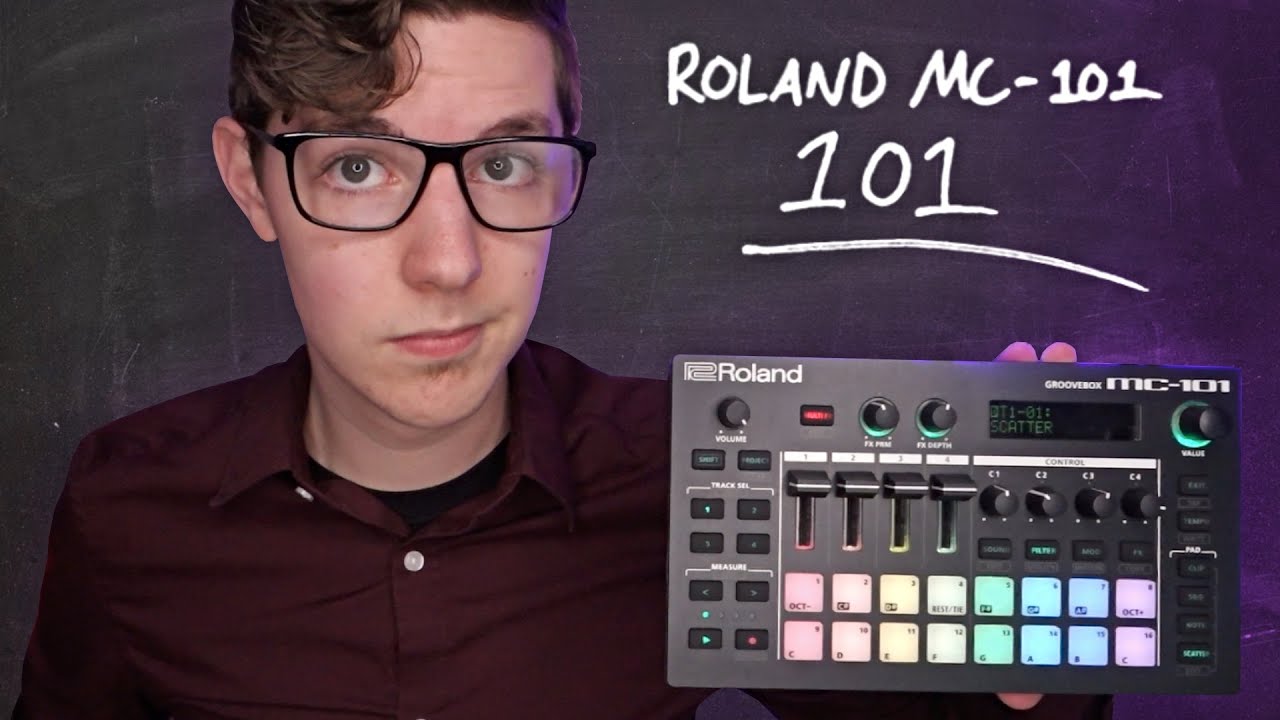 Roland AIRA MC-101 ローランド アイラ 操作方法 その1 〜基礎操作編