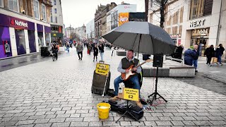 Andy J. performing Theme for Young Lovers in Liverpool, England