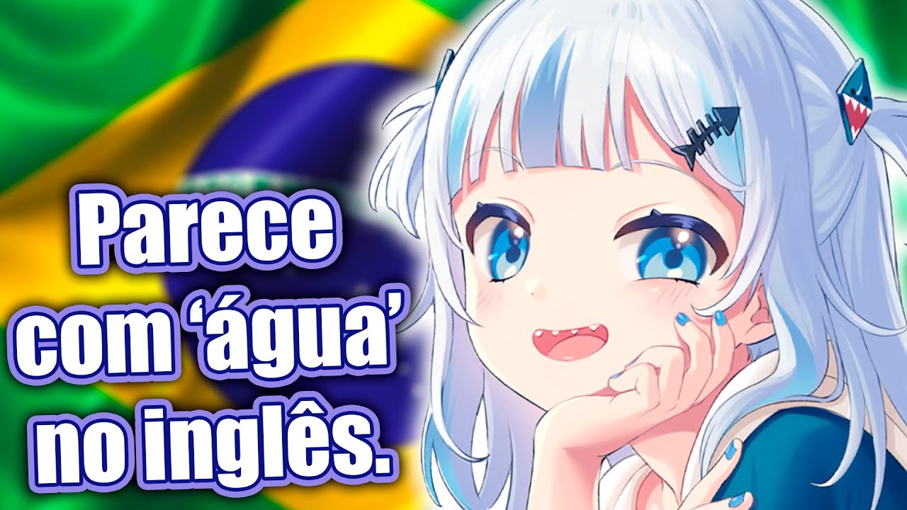 Gura aprendendo uma palavra em português(De acordo com o webDicionário) [Hololive EN sub BR]