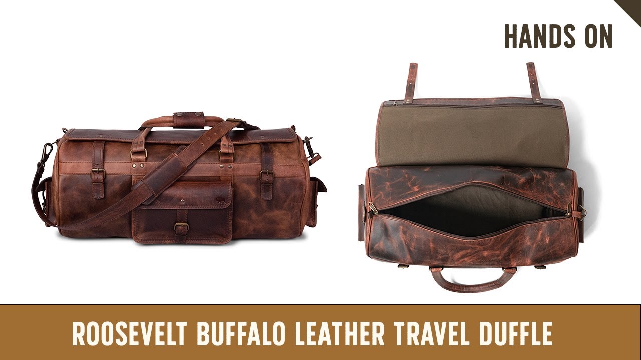 The “Hemingway” Buffalo Leather Duffle Bag [PREORDER