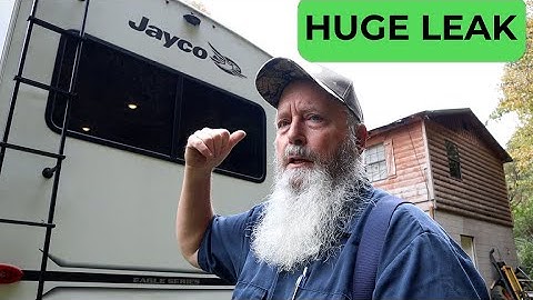 RV Window LEAKING Badly Can It Be Fixed?