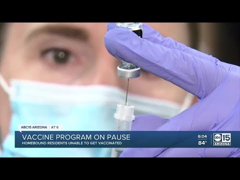 Vaccine program put on pause in Arizona