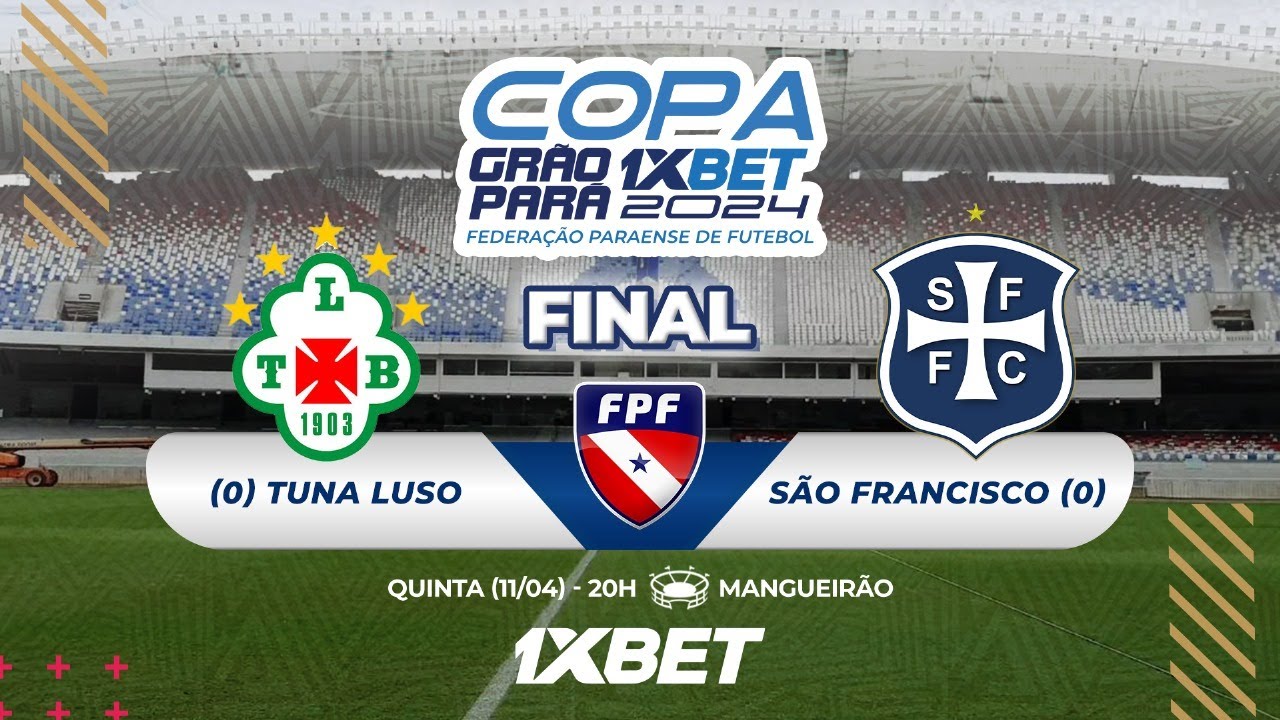 Tuna Luso Brasileira x São Francisco - Copa Grão Pará 2024 FINAL - YouTube