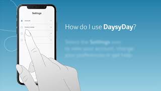 How to use the DaysyDay app: a tutorial screenshot 1