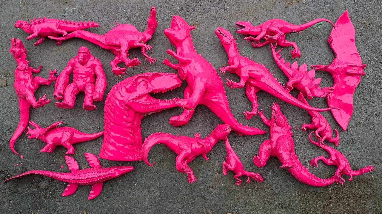 huting Found Jurassic wold, Trex, King Ghidorah, Indominus rex, King