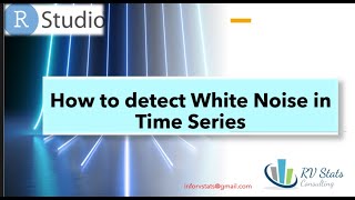 How to detect White Noise in time series with R | Test Simulate Plot Data Tutorial Data Analyisis