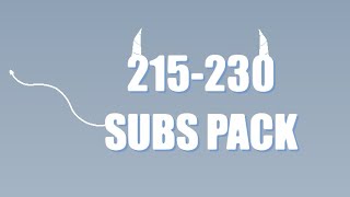 215 Subs pack (stick nodes)