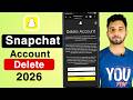 Snapchat Account kaise Delete kare |How to Delete Snapchat account | Deactivate snapchat id