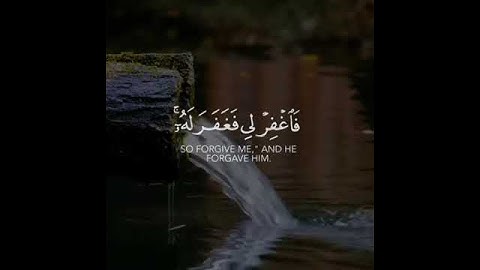 قال رب إني ظلمت نفسي فاغفرلي فغفرله إنه هو الغفورالرحيم || رعد الكردي || سورة القصص