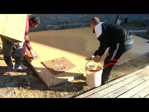 Video: Puteți refinisa betonul amprentat?