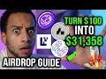 3 top crypto airdrops to turn 1000 into 46147 beginner guide
