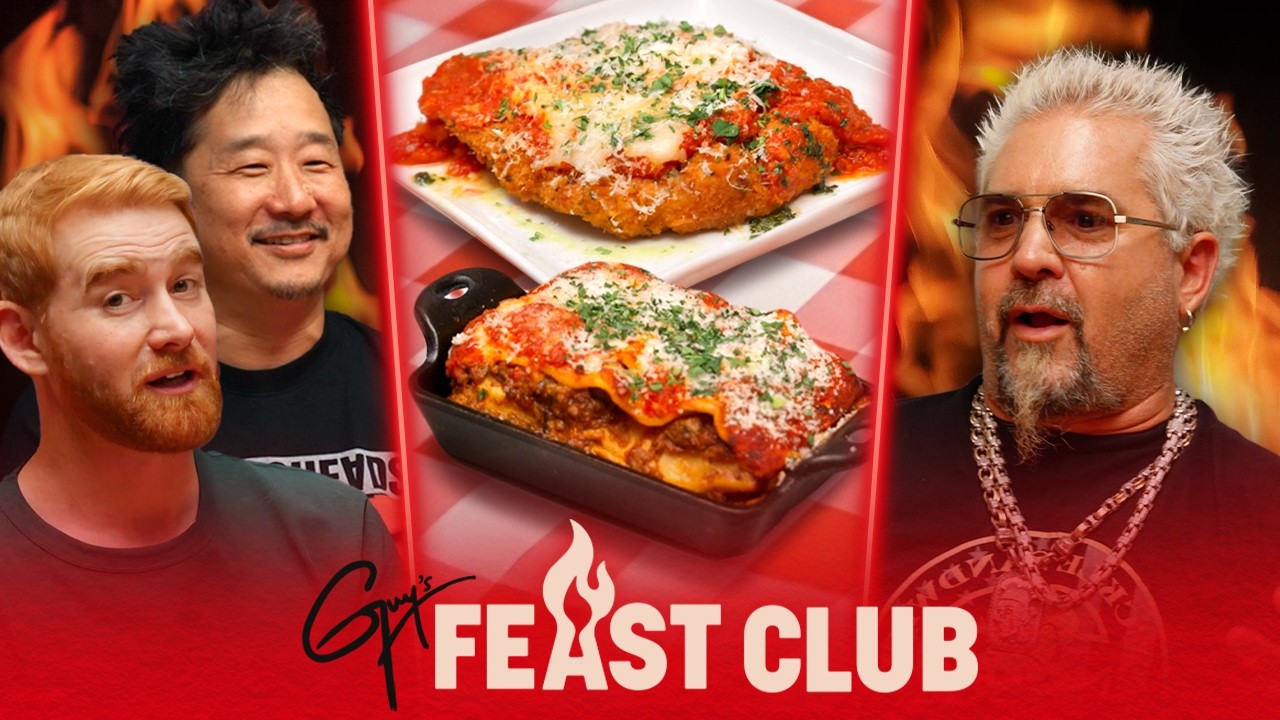 Bobby Lee & Andrew Santino Can't Behave on Guy's Feast Club