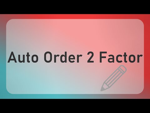 Setting up 2 factor Authentication on Amazon account when Auto Ordering