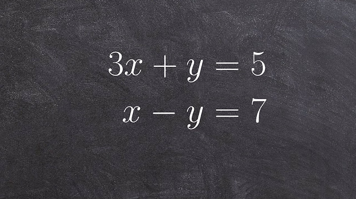 Solve each system of equation by graphing