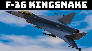 F-36 Kingsnake the return of the F16XL?    #avgeek #blender3d  #f36 #king #snake