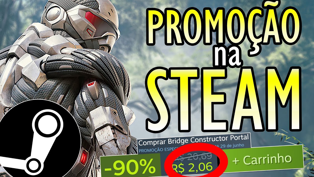 Promoção na Steam: Jogos de PC estão baratos com até 90% de