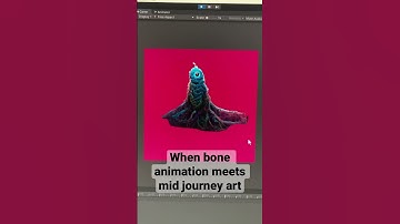 Unity bone animation meets Midjourney